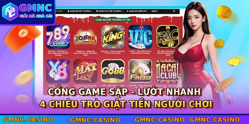 Cổng game sập