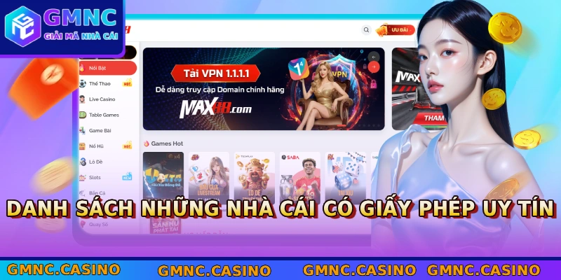 Top Nhà Cái Hợp Pháp - 5 Địa Chỉ Cá Cược An Toàn 2026 3 Danh sách những nhà cái có giấy phép uy tín