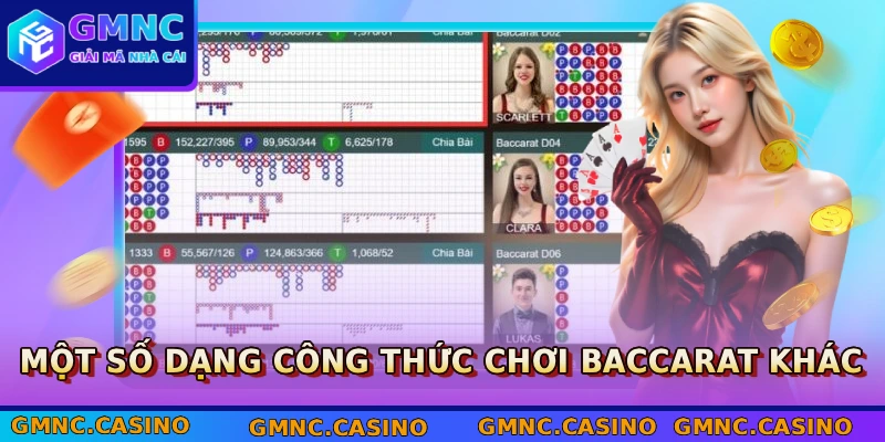 Một số dạng công thức chơi Baccarat khác
