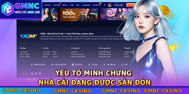 DV88 - Nhà Cái Cá Cược Trực Tuyến Nhiều Ưu Đãi Khủng 3 Yếu tố minh chứng nhà cái đang được săn đón